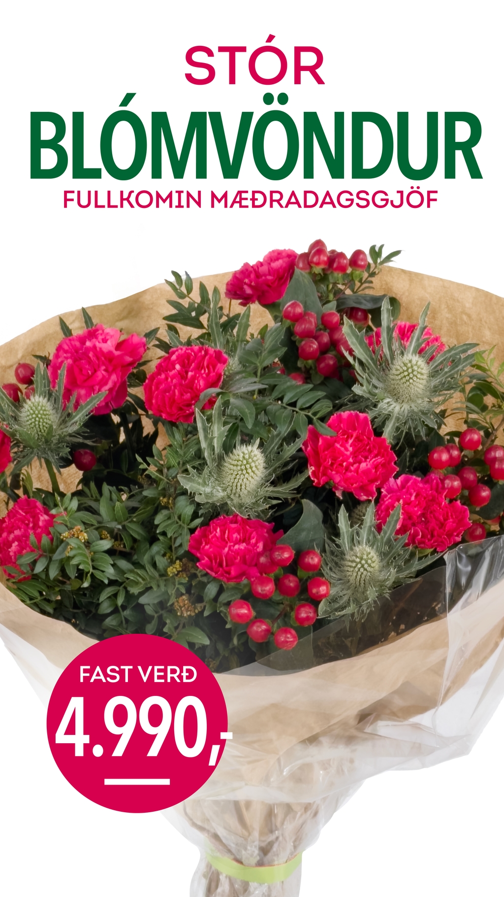 Blómvöndur tilboð