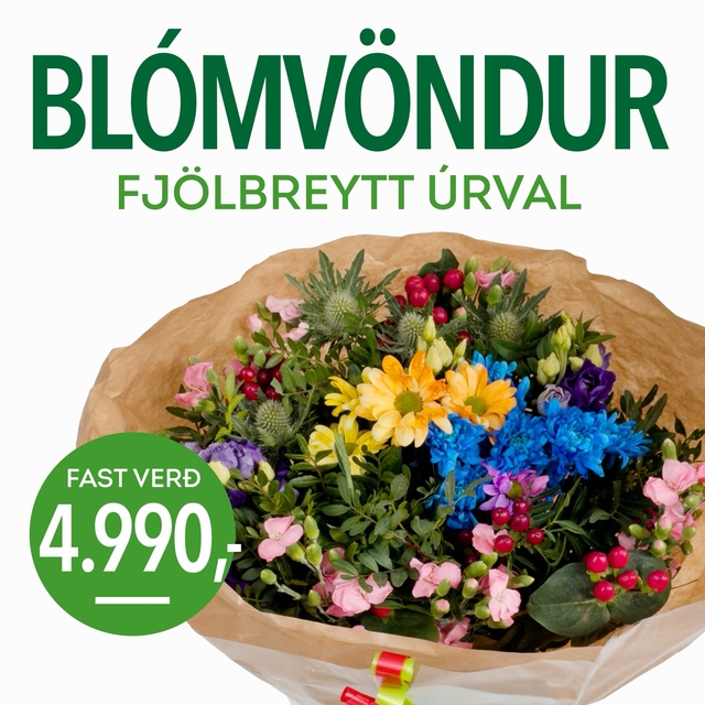 Blómvendir tilboð